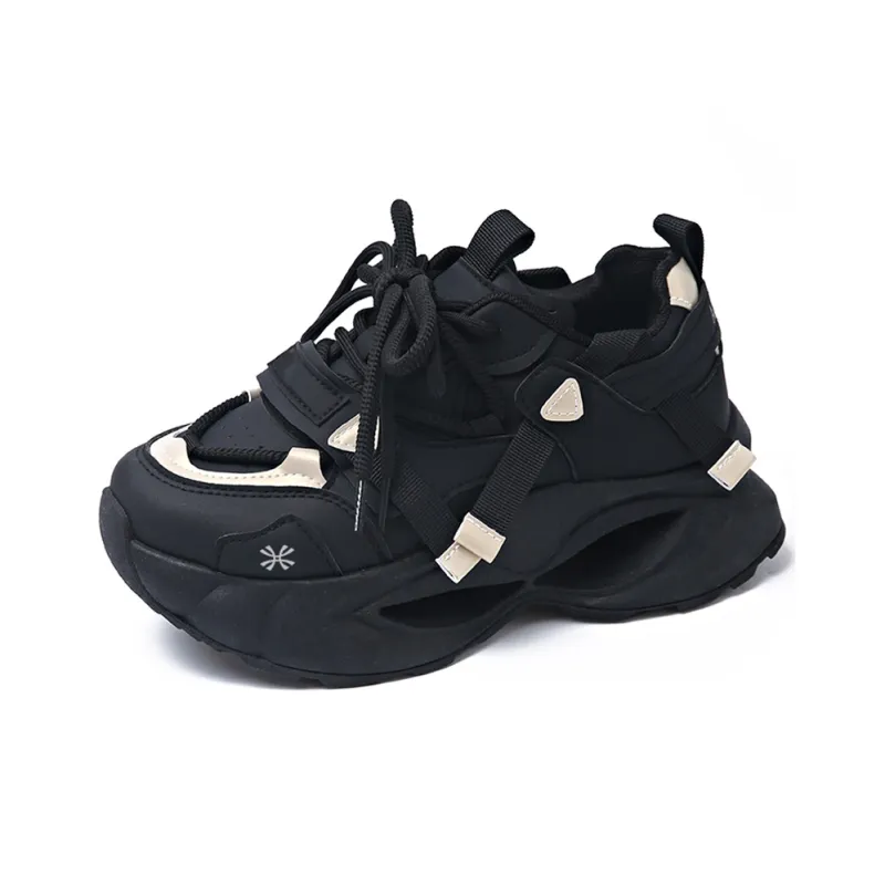 YUZHAOLIN Anti-Slip And Wear-Resistant Height Increasing Low-Top Chunky Sneakers Women's-10