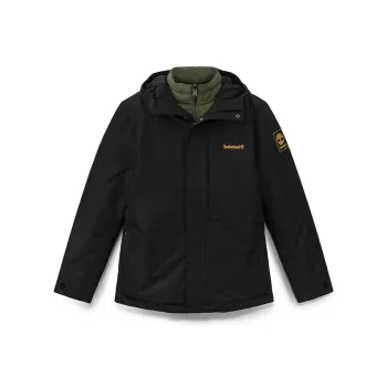 Timberland Waterproof, Breathable, And Windproof Thermal Protection Windbreaker Jacket Men's Black