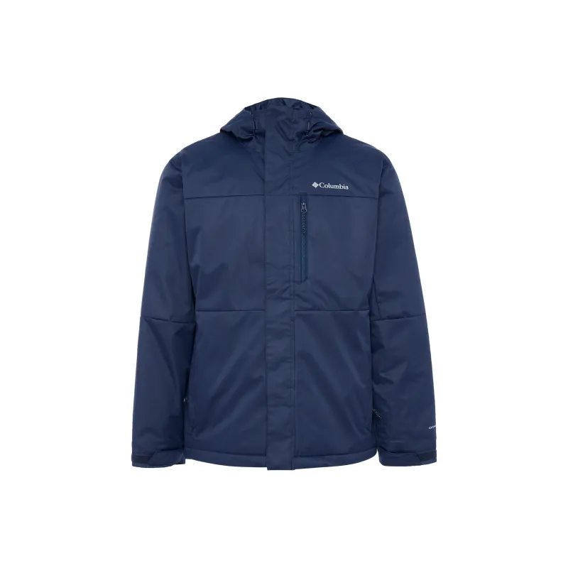 Columbia Puffer Jackets Men Navy Blue-0