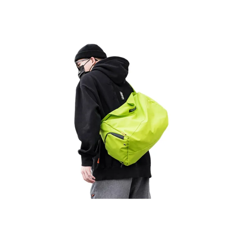 VIHUS Oxford Gym Bag, Crossbody Bag, Shoulder Bag Regular Unisex Green/Black-4