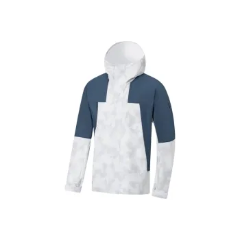 XTEP Variety Training Collection Jackets Coats Men's Pearl White/Misty Blue