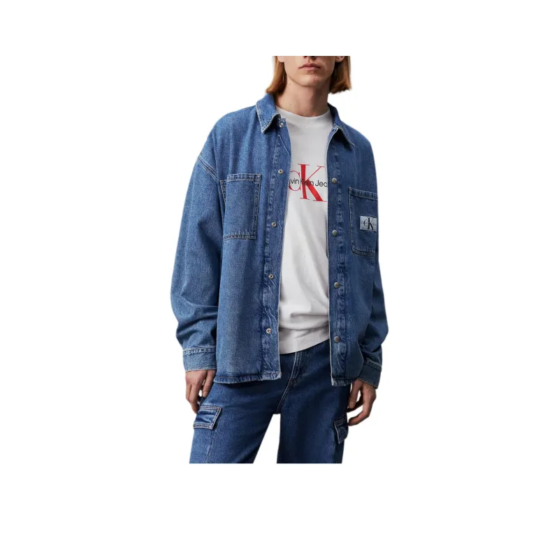 CALVIN KLEIN Jackets Coats Europe Version Men's Medium Blue-0