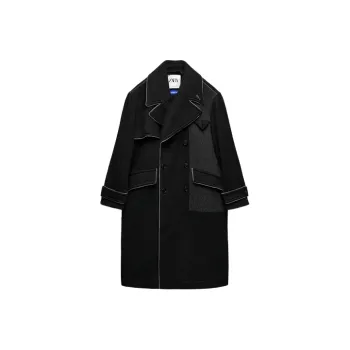 Zara X ADER ERROR ADER ERROR X Zara Coats Unisex Black