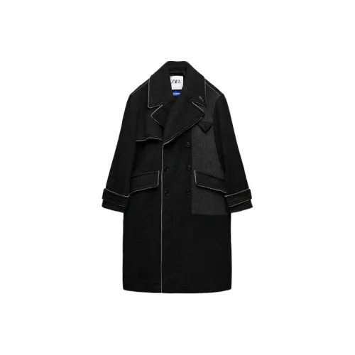 Zara X ADER ERROR ADER ERROR X Zara Coats Unisex Black