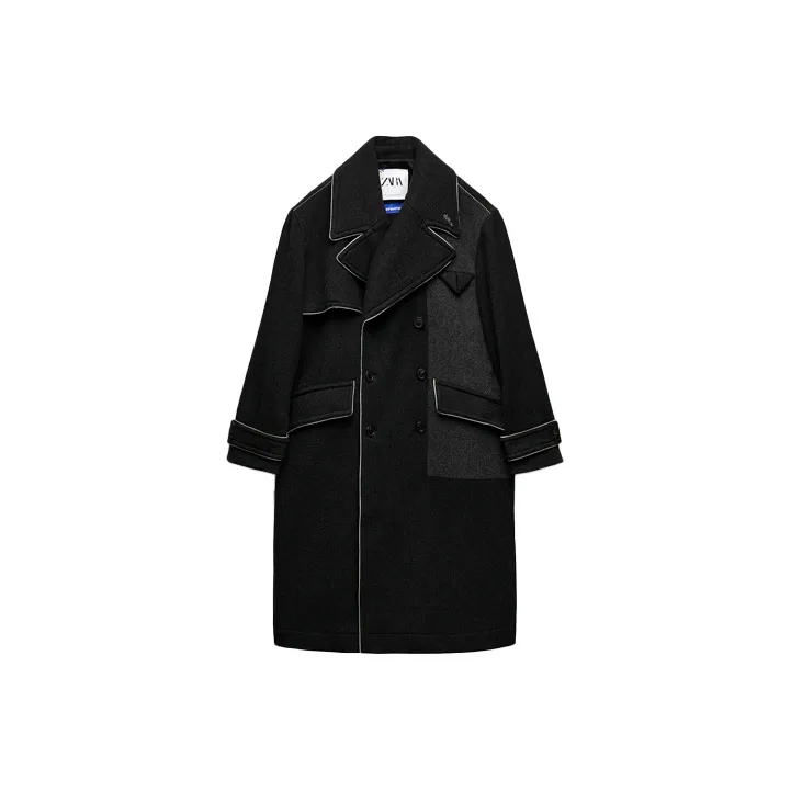 Zara X ADER ERROR ADER ERROR X Zara Coats Unisex Black-0