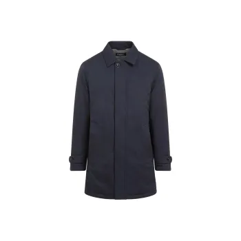 KITON Single Breasted Straight Hem Coat