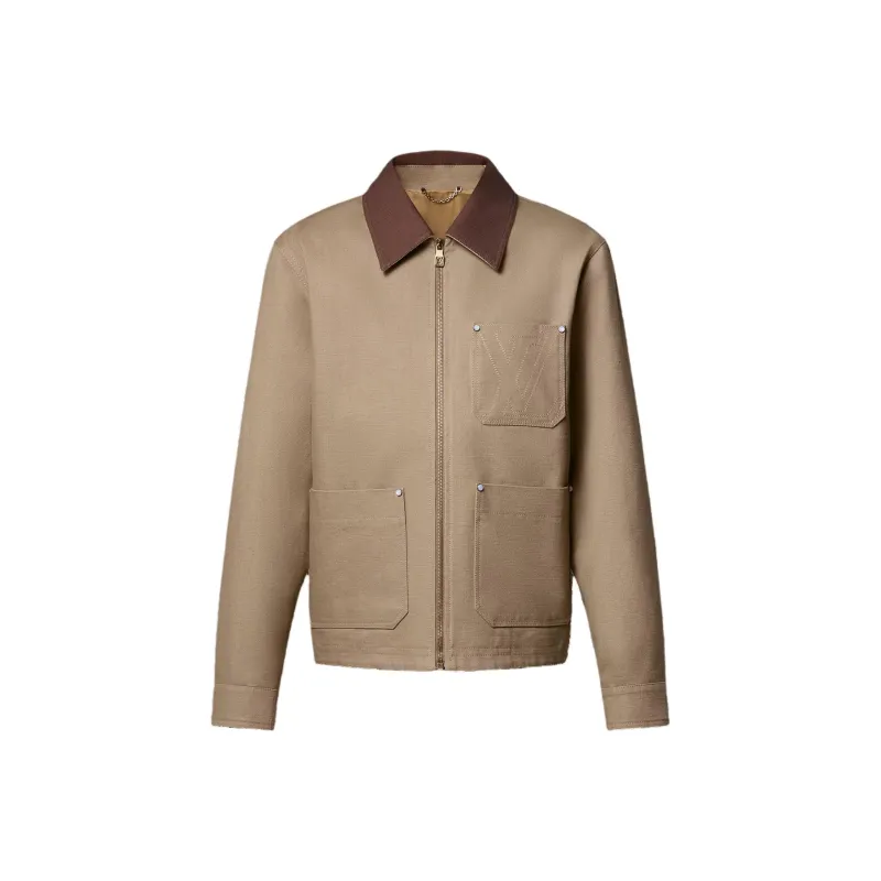 LOUIS VUITTON Workwear Cotton Canvas Blouson-0