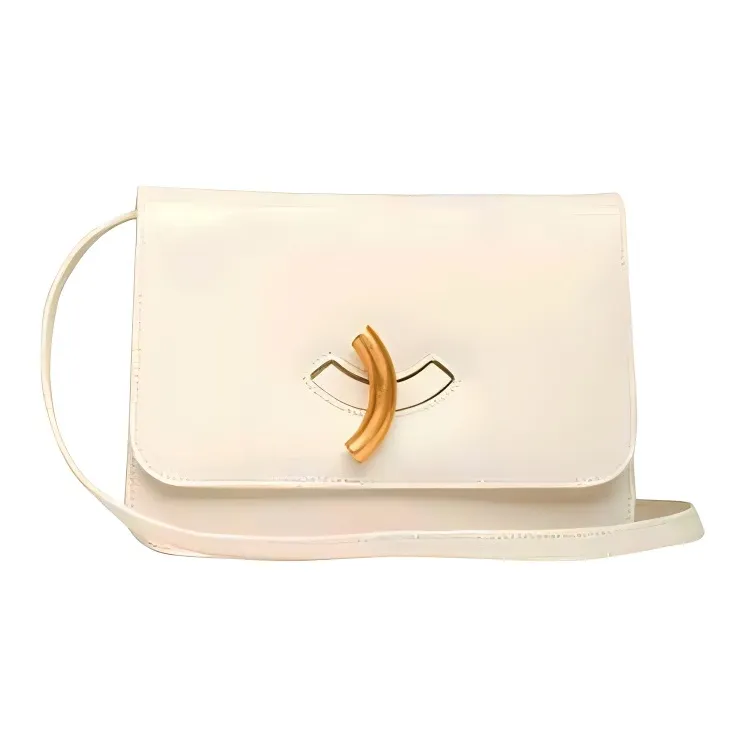 Little Liffner Cow Leather Shoulder Bag Small Size Women's Marble White-0