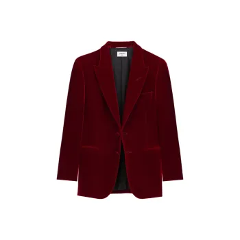 SAINT LAURENT Business Suit Men's Red