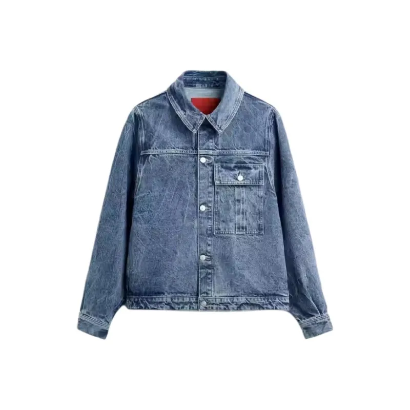 ZARA Denim Jacket Men's Medium Blue-0