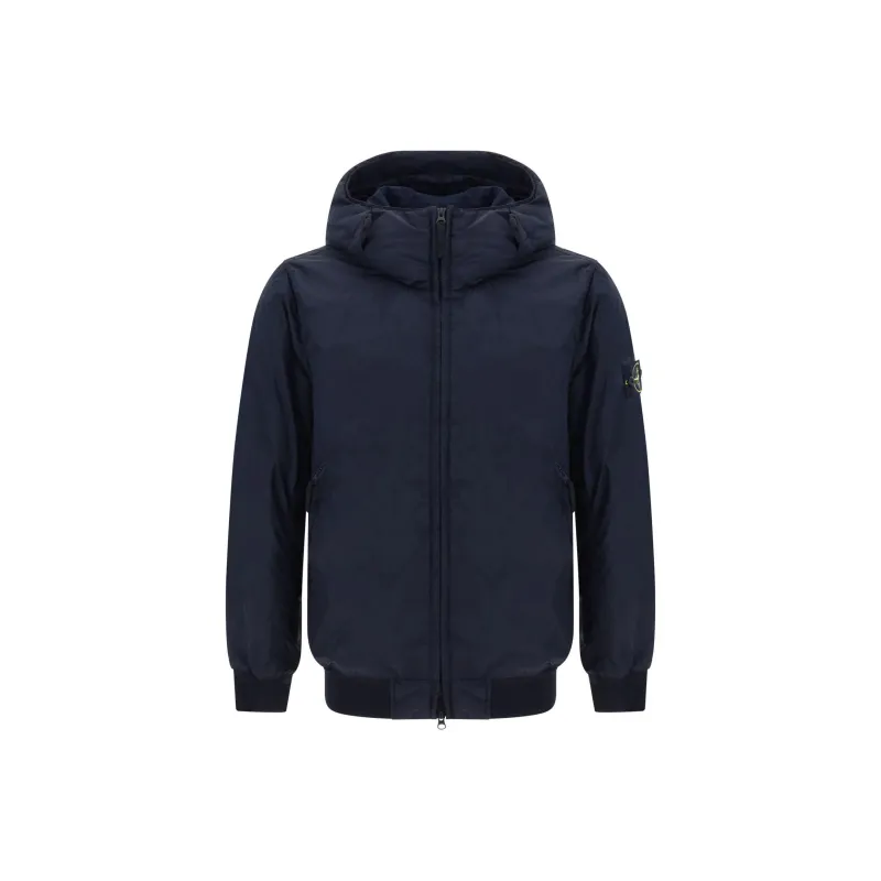 STONE ISLAND Zip Up Hooded Jacket-0