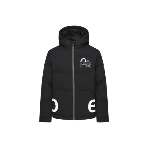 EVISU Down Jackets Men Black