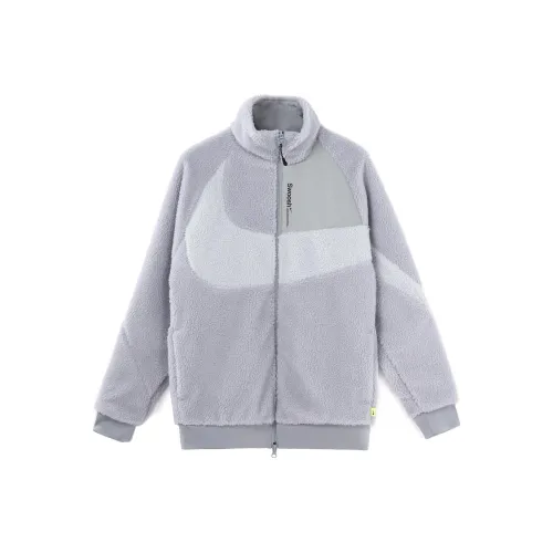 Nike Velvet Jackets Men Wolf Gray