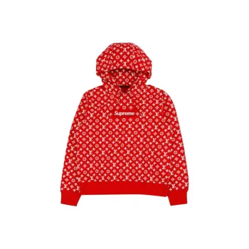 LOUIS VUITTON X Supreme Box Logo Hooded Sweatshirt