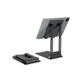 FH0130 Starry Black-Fixed Model[Dual Rod Support-Metal Base-Foldable Height Adjustment]