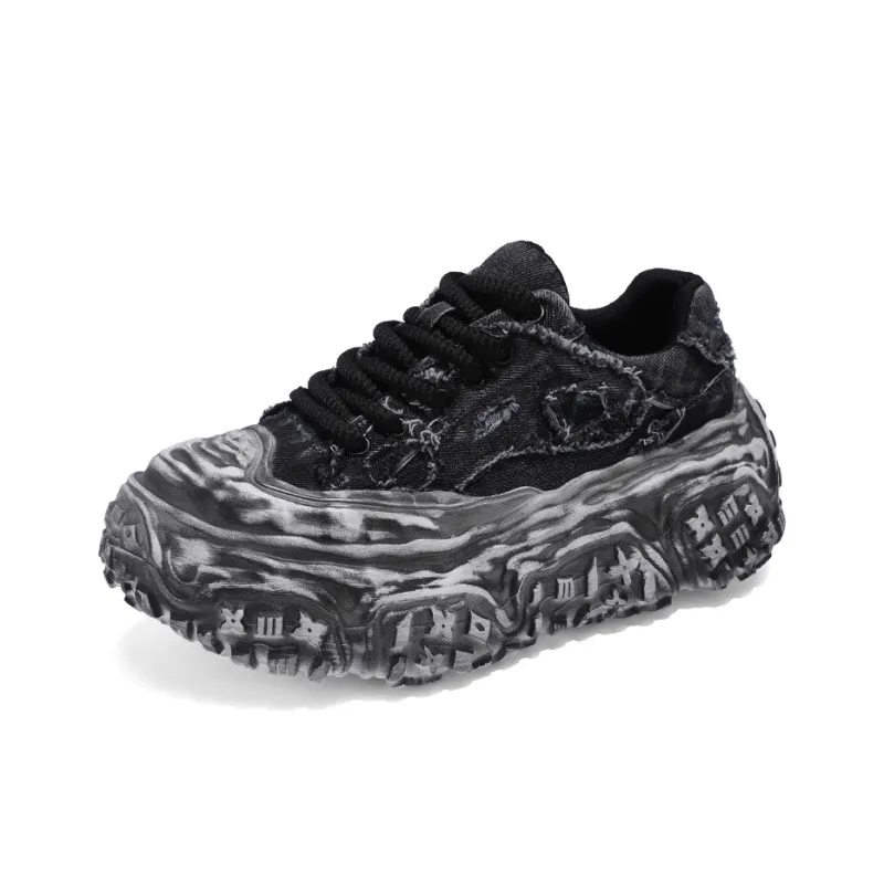 AD Height Increasing Abrasion Resistant Low Top Chunky Sneakers Men's-1