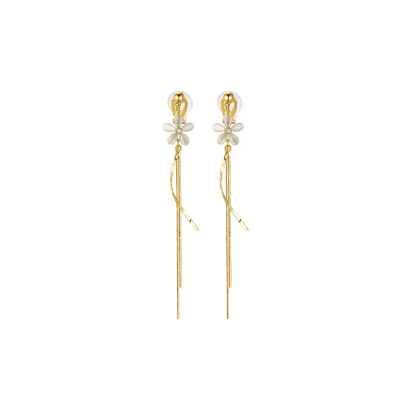 MCK Alloy Clip On Earrings Women's-0