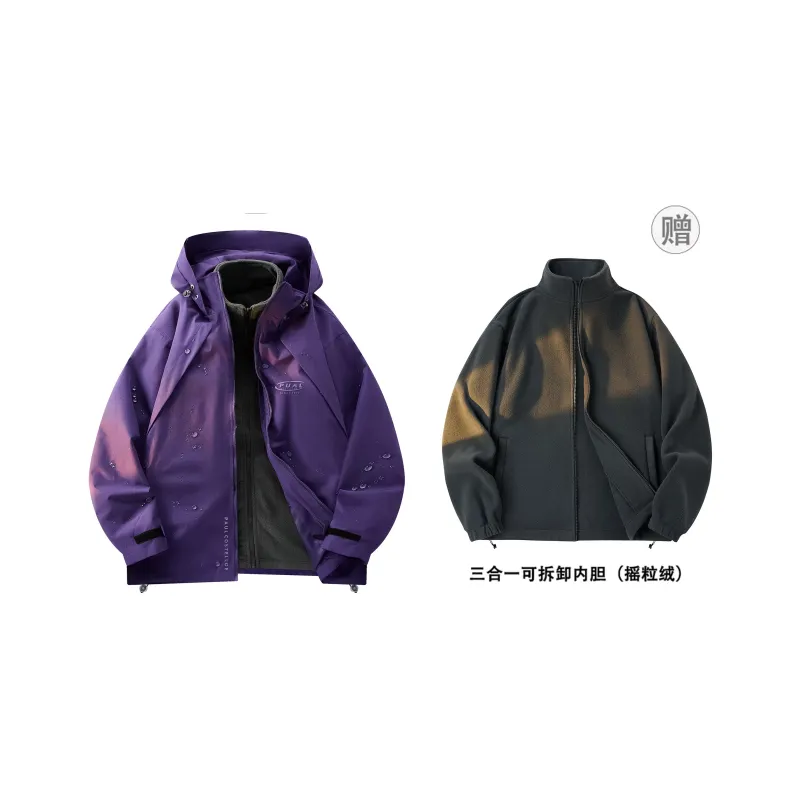PAUL COSTELLOE Waterproof And Windproof To Keep Warm Windbreaker Jacket Unisex-12