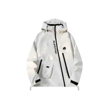 Lafetto Wear Resistant Water Resistant Windproof Windbreaker Jacket Unisex