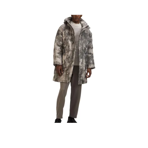 Lululemon LAB Jacquard Series Down Jackets Men Taupe