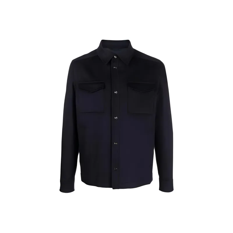 HERNO Virgin wool Shirt Jacket-0