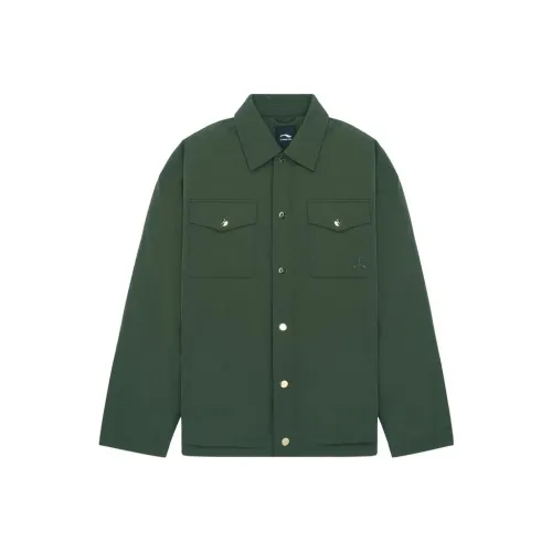 LI NING 1990 Classic Collection Puffer Jacket Men's Kelp Green