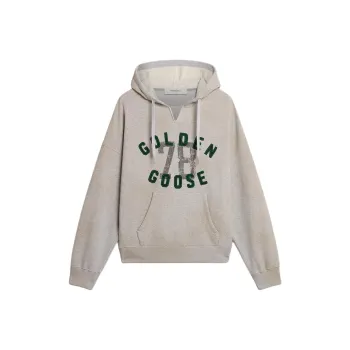 Golden Goose Logo Embroidered Drawstring Hoodie