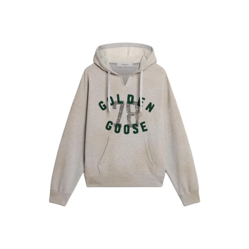 Golden Goose Logo Embroidered Drawstring Hoodie-0