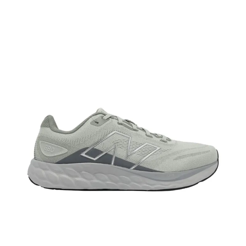 New Balance Fresh Foam 680v8 Cushioning Slip Resistant Breathable Rebound Low Top Running Shoes Men's Gray-1