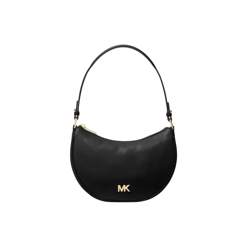 MICHAEL KORS Cow Leather Portable Crossbody Bag, Shoulder Bag Trumpets Women's Black-0