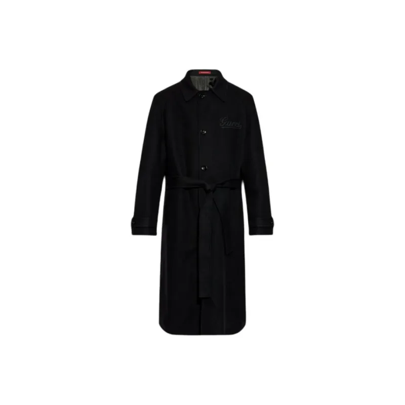 GUCCI Collared Button Up Coat-0