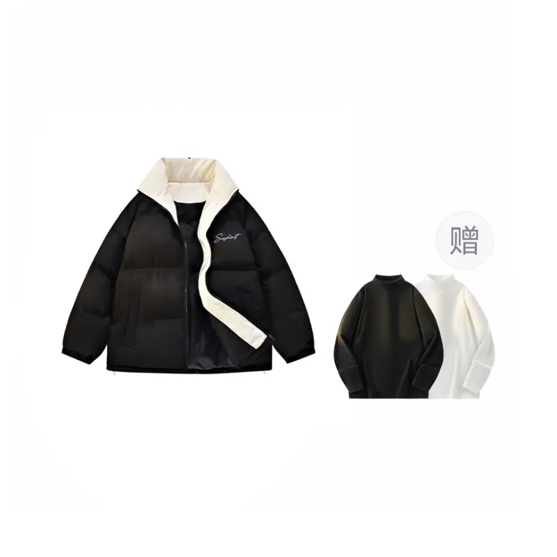 YAYA Down Jacket Unisex Pink White-21