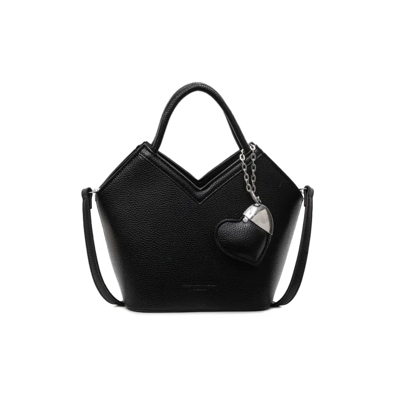 Wenpercy PU Bucket Bag, One Shoulder Handbag Women's Multicolor-0