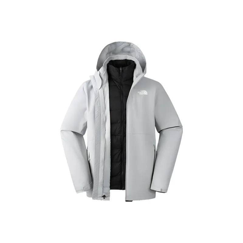 THE NORTH FACE City Outdoor Collection Waterproof And Windproof To Keep Warm Windbreaker Jacket Men's Starlight Gray-0
