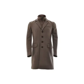 Burberry Coats Men Brown