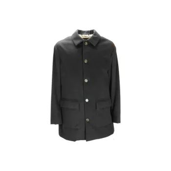 Loro Piana Coats Men Dark Blue