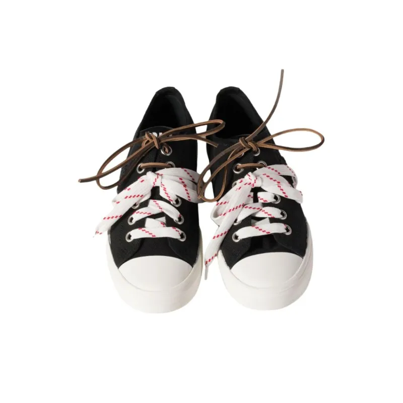 MIU MIU Low Top Canvas Shoes Women's Black-4