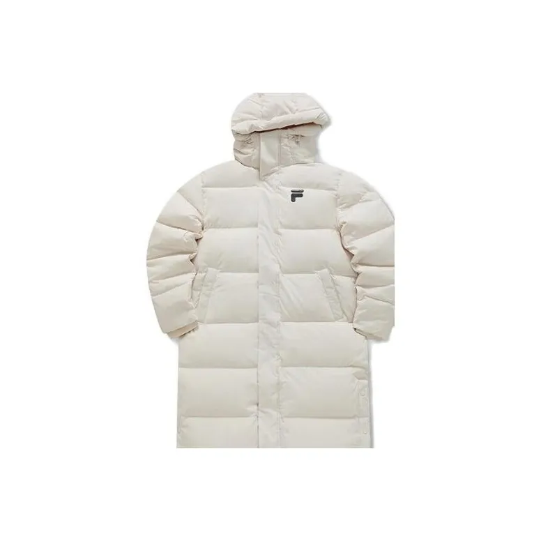 FILA FUSION FOB Series Down Jacket Unisex Wheat Cream-0