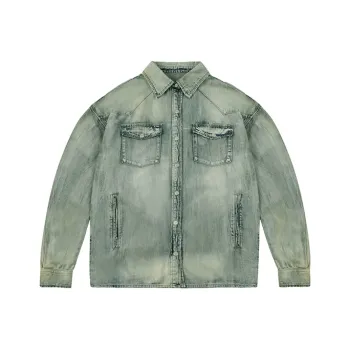 Makemore Denim Jacket Unisex Light Blue