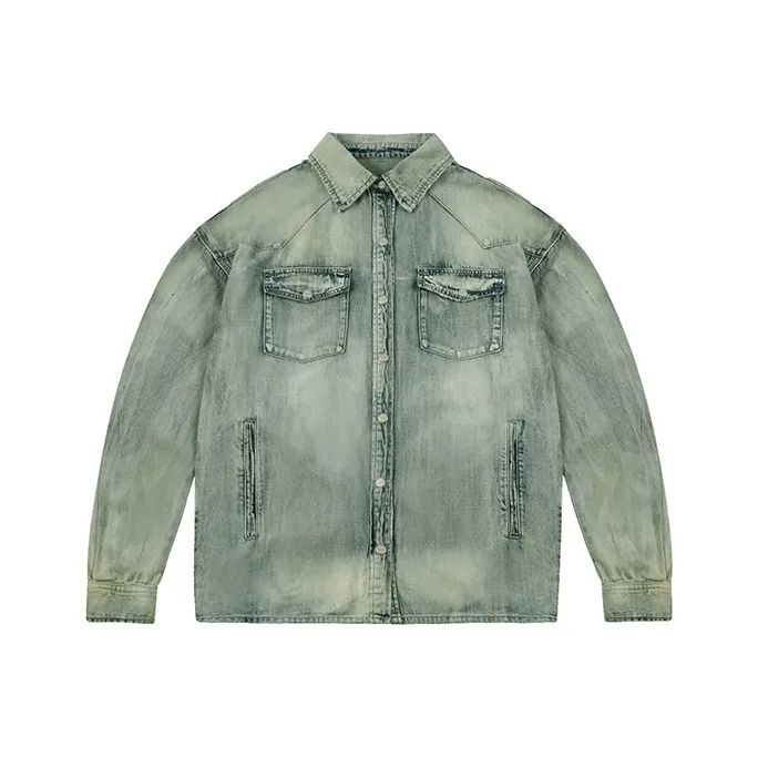 Makemore Denim Jacket Unisex Light Blue-0