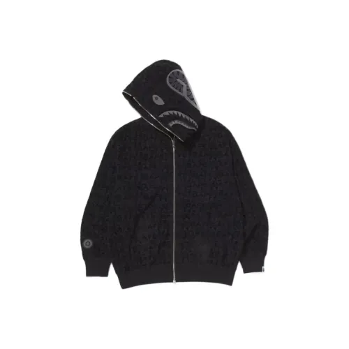 A BATHING APE Lux Sport Pattern Shark Relaxed Fit Full Zip Hoodie