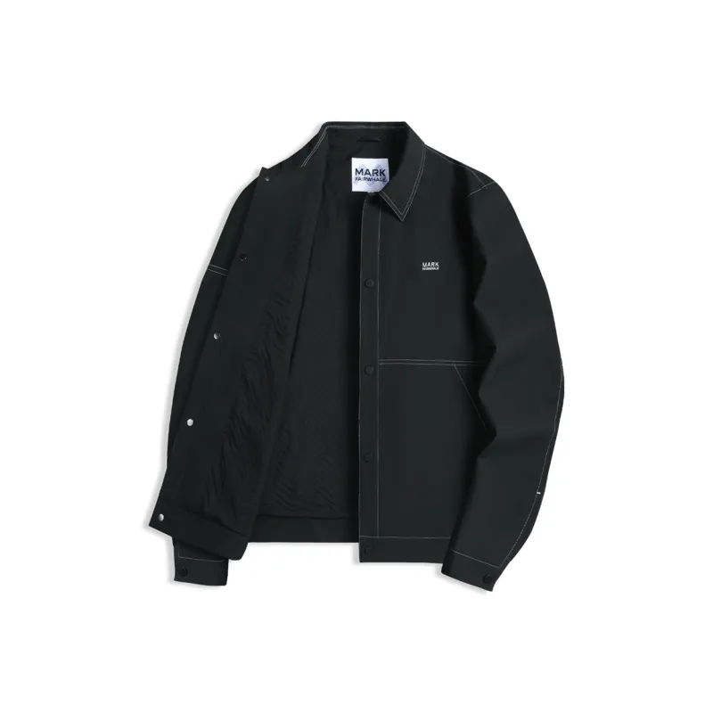FAIRWHALE Jackets Coats Men's Pure Black-0