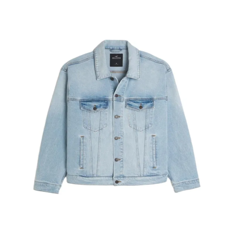 Hollister Denim Jacket Men's Light-0