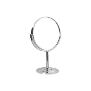 Suiyiie Portable Metal Makeup Mirror Double Sided 360° Rotating Small Mirror With 1 2 Magnification Function