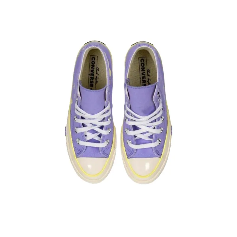 Converse CHUCK TAYLOR Anti Slip Wear Resistant High Top Canvas Shoes Women's Purple-2