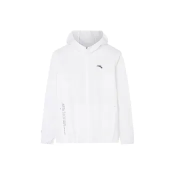 Anta Variety Training Collection Breathable Sun Protection Clothing Men's Pure White