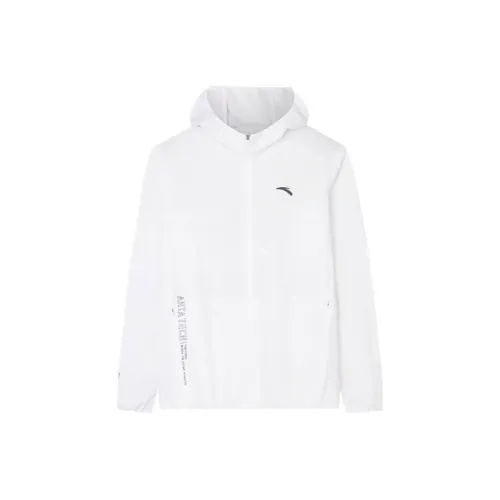 Anta Variety Training Collection Breathable Sun Protection Clothing Men's Pure White