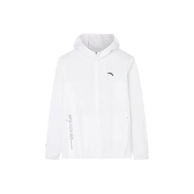 Anta Variety Training Collection Breathable Sun Protection Clothing Men's Pure White-0