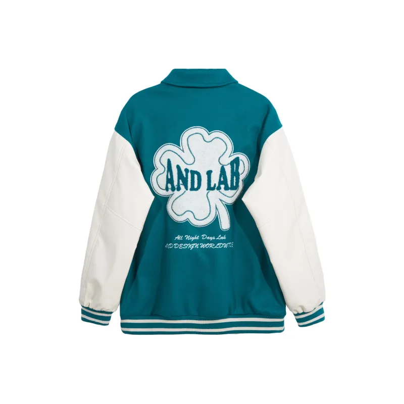 ALL NIGHT DAYS Baseball Jacket Fall Unisex-0