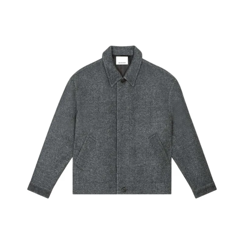 ISABEL MARANT Coats Men Gray-0